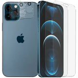 4in1 9H Displayschutz-Set für iPhone 12 Pro Max, 2x Displayglas und 2x Kameraglas