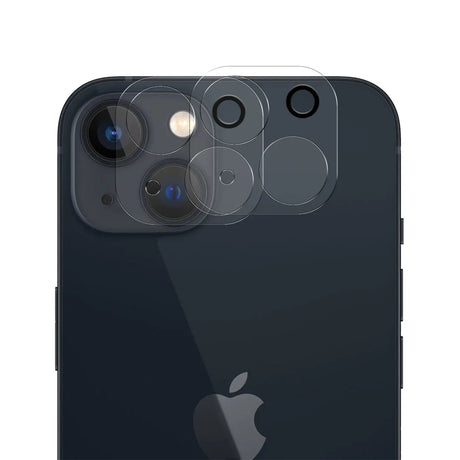 4in1 9H Displayschutz-Set für iPhone 13, 2x Displayglas und 2x Kameraglas