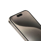4in1 9H Displayschutz-Set für iPhone 15 Pro, 2x Displayglas und 2x Kameraglas
