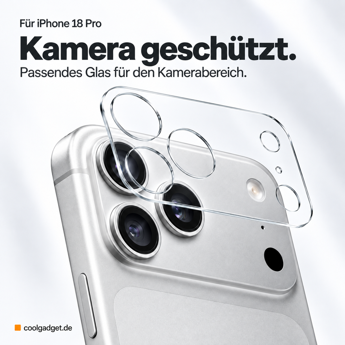 iPhone 18 Pro - Schutzglas 4in1 Set