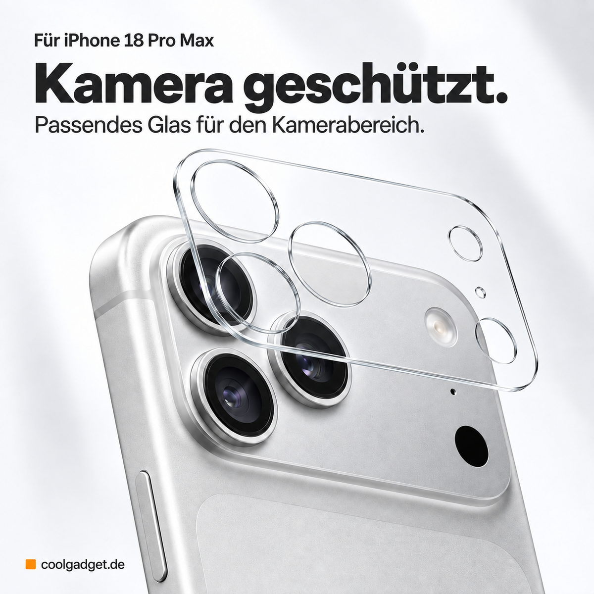 iPhone 18 Pro Max - Schutzglas 4in1 Set