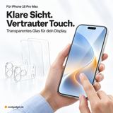 iPhone 18 Pro Max - Schutzglas 4in1 Set