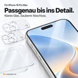 iPhone 18 Pro Max - Schutzglas 4in1 Set