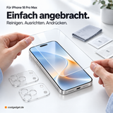 iPhone 18 Pro Max - Schutzglas 4in1 Set
