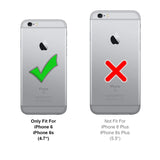 4in1 9H Displayschutz-Set für iPhone 6 / 6S, 2x Displayglas und 2x Kameraglas