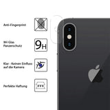 4in1 9H Displayschutz-Set für iPhone Xs Max, 2x Displayglas und 2x Kameraglas