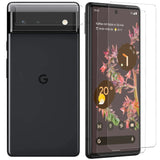 4in1 9H Displayschutz-Set für Google Pixel 6, 2x Displayglas und 2x Kameraglas