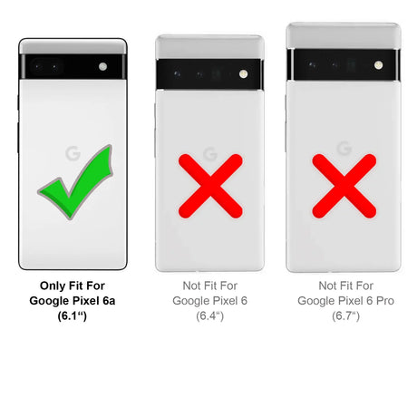 4in1 9H Displayschutz-Set für Google Pixel 6a, 2x Displayglas und 2x Kameraglas