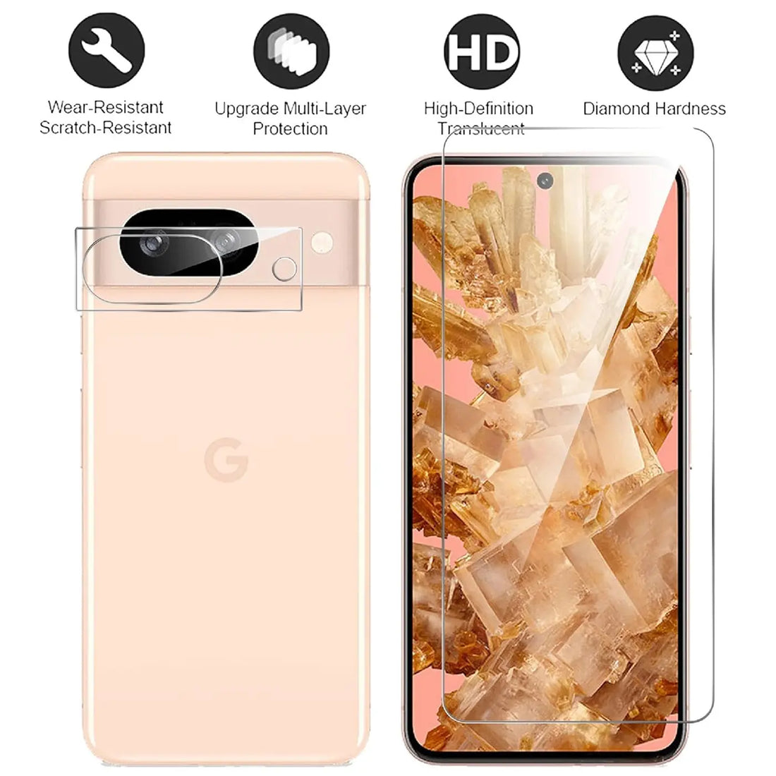 Passgenaue Gläser für Display und Linse
