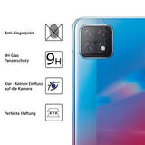 4in1 9H Displayschutz-Set für Oppo A73 5G, 2x Displayglas und 2x Kameraglas