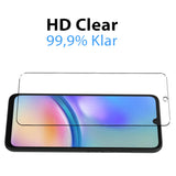 4in1 9H Displayschutz-Set für Samsung Galaxy A05s, 2x Displayglas und 2x Kameraglas