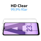 4in1 9H Displayschutz-Set für Samsung Galaxy A23 5G, 2x Displayglas und 2x Kameraglas