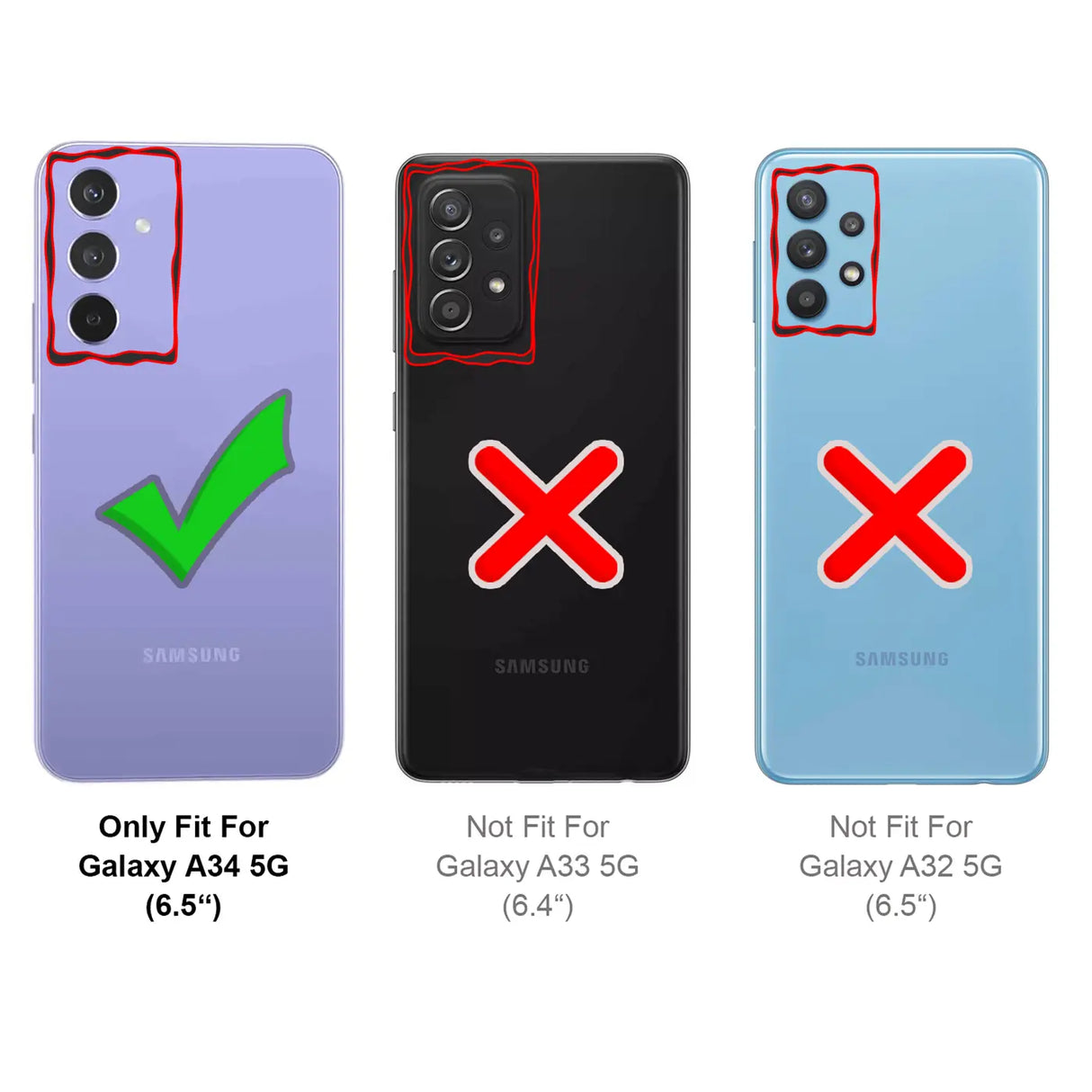 4in1 9H Displayschutz-Set für Samsung Galaxy A34 5G, 2x Displayglas und 2x Kameraglas