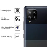 4in1 9H Displayschutz-Set für Samsung Galaxy A42 5G, 2x Displayglas und 2x Kameraglas