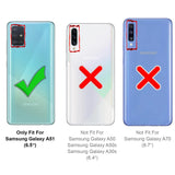 4in1 9H Displayschutz-Set für Samsung Galaxy A51, 2x Displayglas und 2x Kameraglas