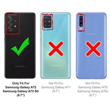 4in1 9H Displayschutz-Set für Samsung Galaxy A72, 2x Displayglas und 2x Kameraglas
