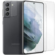 4in1 9H Displayschutz-Set für Samsung Galaxy S21 FE, 2x Displayglas und 2x Kameraglas