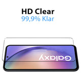 4in1 9H Displayschutz-Set für Samsung Galaxy A56 5G, 2x Displayglas und 2x Kameraglas