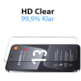 4in1 9H Displayschutz-Set für Xiaomi 13, 2x Displayglas und 2x Kameraglas