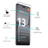 4in1 9H Displayschutz-Set für Xiaomi 13 Lite, 2x Displayglas und 2x Kameraglas
