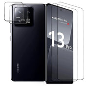 4in1 9H Displayschutz-Set für Xiaomi 13 Pro, 2x Displayglas und 2x Kameraglas