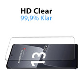 4in1 9H Displayschutz-Set für Xiaomi 13 Pro, 2x Displayglas und 2x Kameraglas