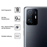 4in1 9H Displayschutz-Set für Xiaomi Mi 11T / Mi 11T Pro, 2x Displayglas und 2x Kameraglas