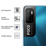 4in1 9H Displayschutz-Set für Xiaomi Poco M3, 2x Displayglas und 2x Kameraglas