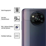 4in1 9H Displayschutz-Set für Xiaomi Poco X3 / X3 Pro, 2x Displayglas und 2x Kameraglas
