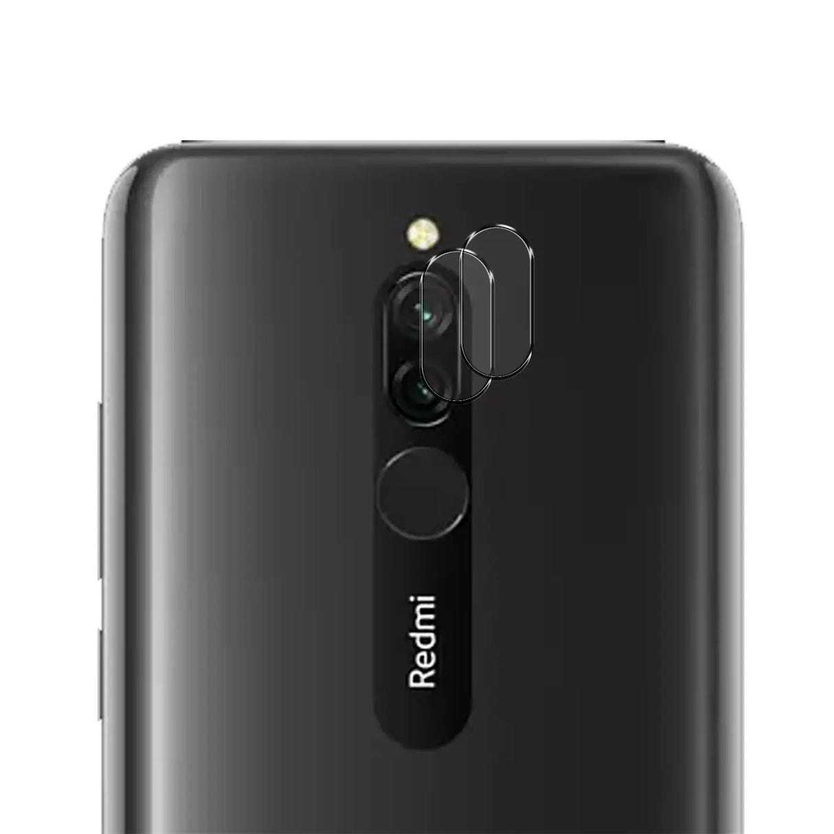 4in1 9H Displayschutz-Set für Xiaomi Redmi 8, 2x Displayglas und 2x Kameraglas