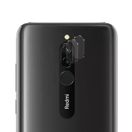 4in1 9H Displayschutz-Set für Xiaomi Redmi 8, 2x Displayglas und 2x Kameraglas