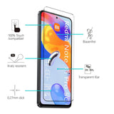 4in1 9H Displayschutz-Set für Xiaomi Redmi Note 11 Pro / Note 11 Pro 5G, 2x Displayglas und 2x Kameraglas