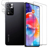 4in1 9H Displayschutz-Set für Xiaomi Redmi Note 11 Pro+ 5G, 2x Displayglas und 2x Kameraglas