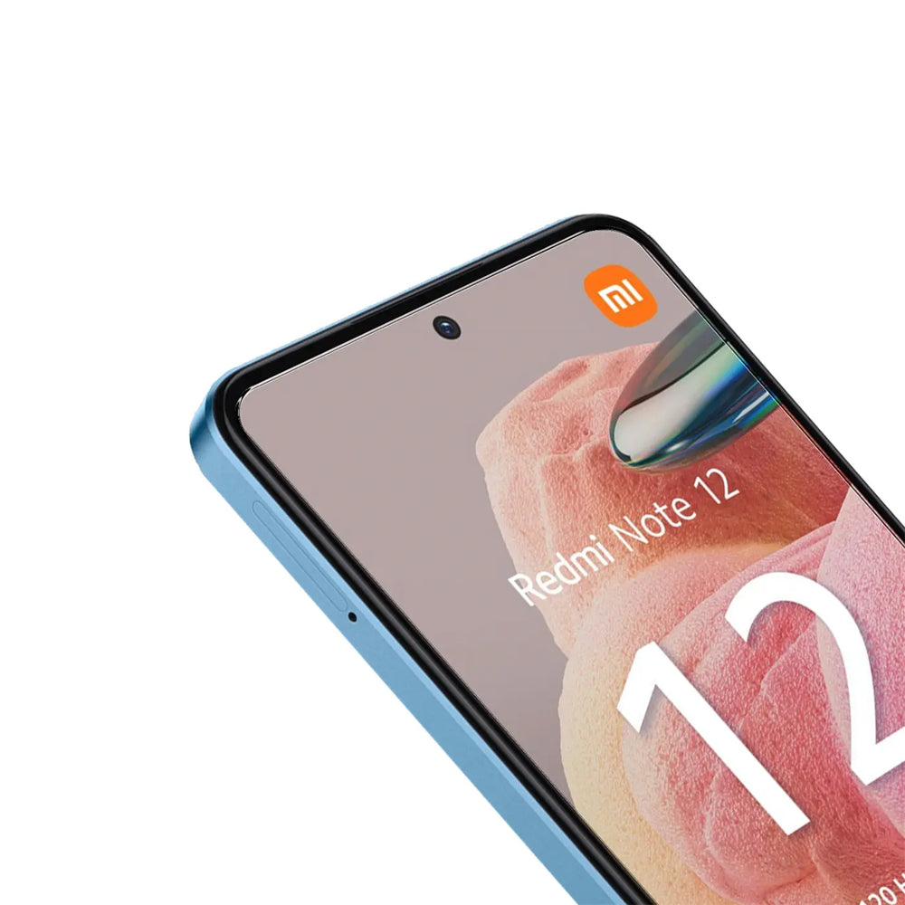 4in1 9H Displayschutz-Set für Xiaomi Redmi Note 12 4G, 2x Displayglas und 2x Kameraglas