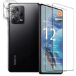 4in1 9H Displayschutz-Set für Xiaomi Redmi Note 12 Pro 5G, 2x Displayglas und 2x Kameraglas