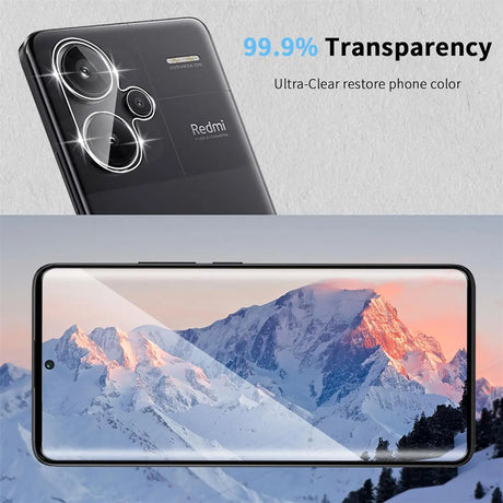 4in1 9H Displayschutz-Set für Xiaomi Redmi Note 13 Pro+ 5G, 2x Displayglas und 2x Kameraglas