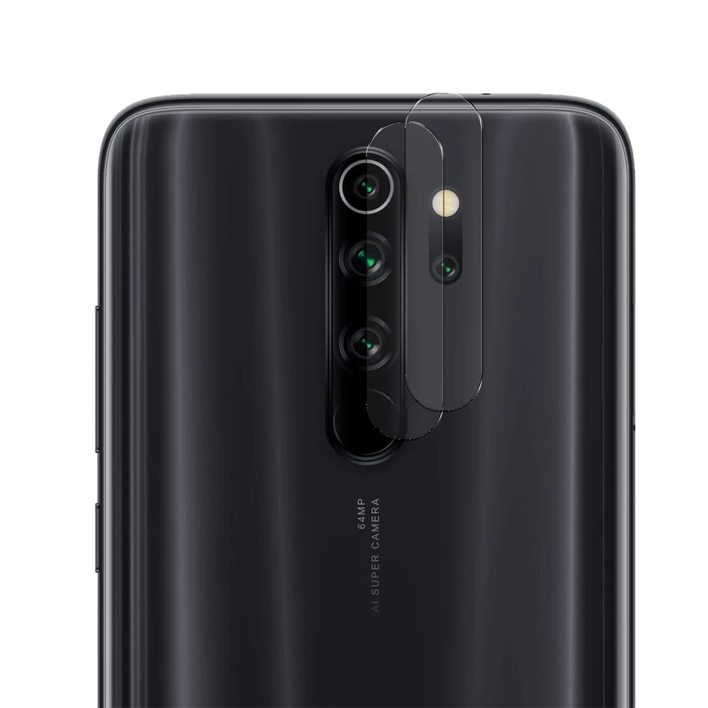 4in1 9H Displayschutz-Set für Xiaomi Redmi Note 8 Pro, 2x Displayglas und 2x Kameraglas