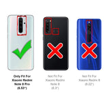 4in1 9H Displayschutz-Set für Xiaomi Redmi Note 8 Pro, 2x Displayglas und 2x Kameraglas