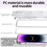 EZ Box Schutzglas für iPhone 15 Pro – Einfache Installation und bruchsicheres Glas