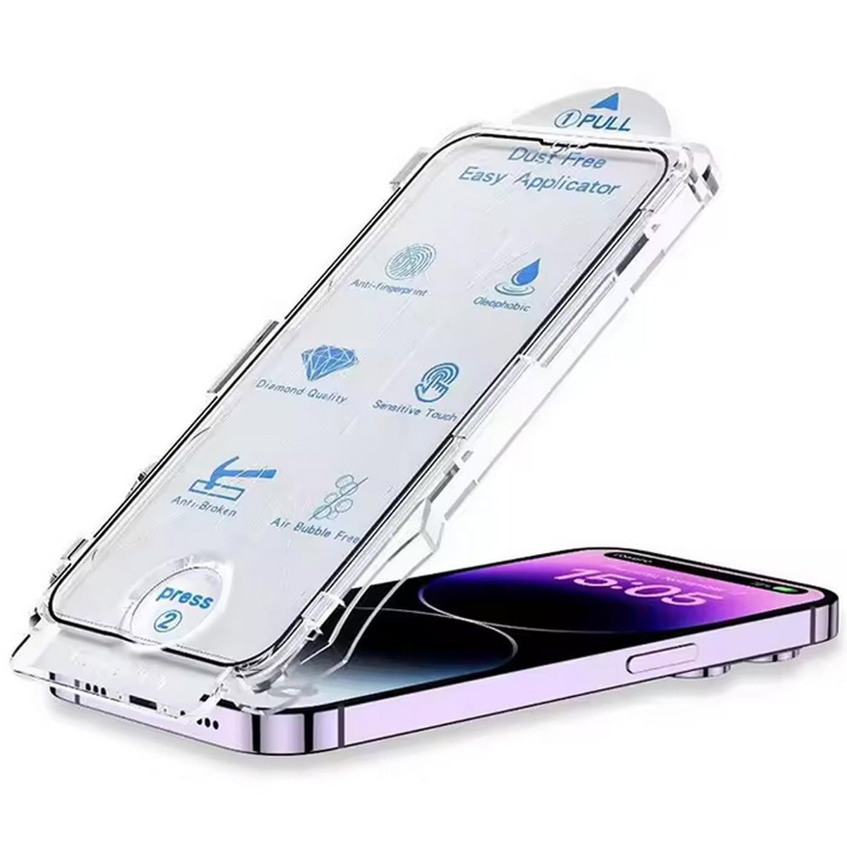 iPhone 16 - Panzerglas mit Montagehilfe EZ Box Default Title
