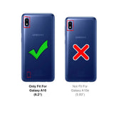 Full Screen Panzerglas für Samsung Galaxy A10 mit Farbrahmen