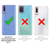 Full Screen Panzerglas für Samsung Galaxy A70 / A70s mit Farbrahmen