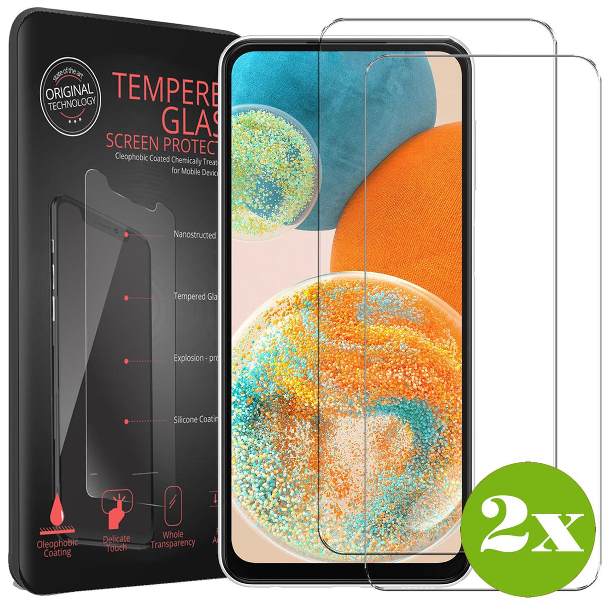 Samsung Galaxy A57 5G - 2x Panzerglas Displayschutz 9H Panzerglas