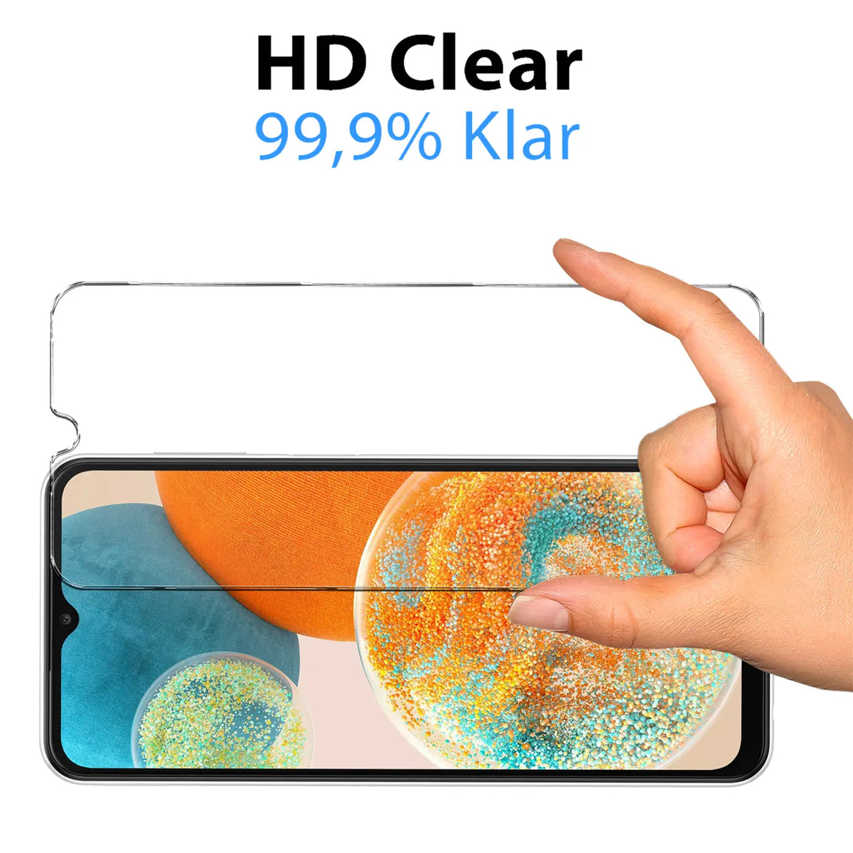Kratzfeste und bruchsichere 9H Panzerfolie für Xiaomi Poco F6