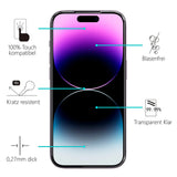 Kratzfeste und bruchsichere 9H Panzerfolie für iPhone 14 Pro Max