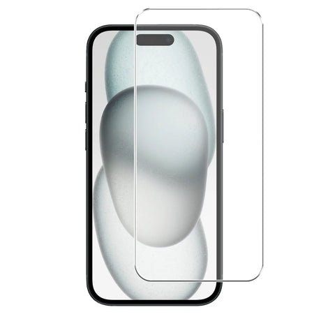 Kratzfeste und bruchsichere 9H Panzerfolie für iPhone 15