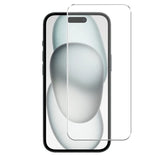 Kratzfeste und bruchsichere 9H Panzerfolie für iPhone 15 Plus