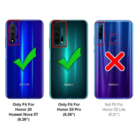 Kratzfeste und bruchsichere 9H Panzerfolie für Honor 20 / 20 Pro / Nova 5T