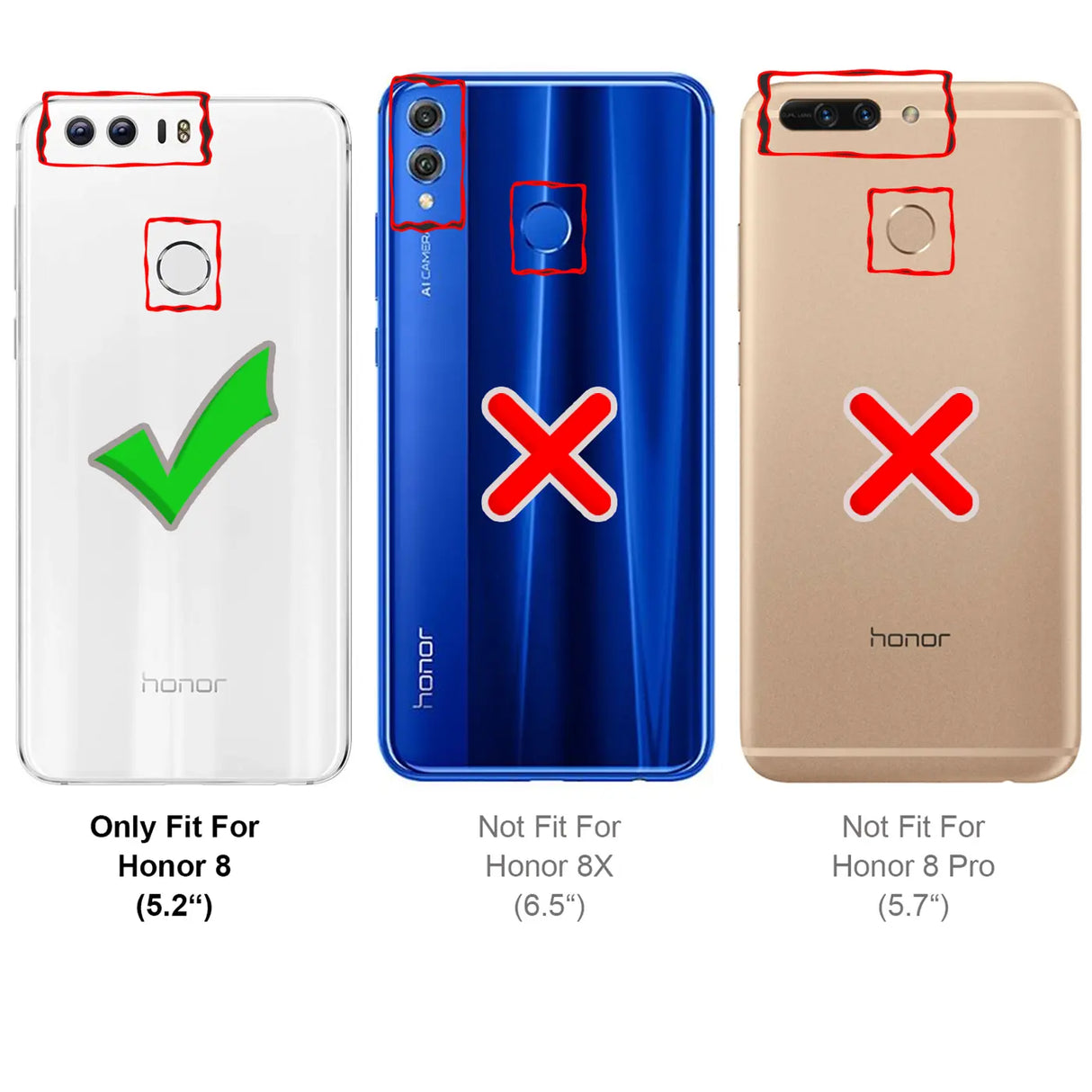 Kratzfeste und bruchsichere 9H Panzerfolie für Honor 8