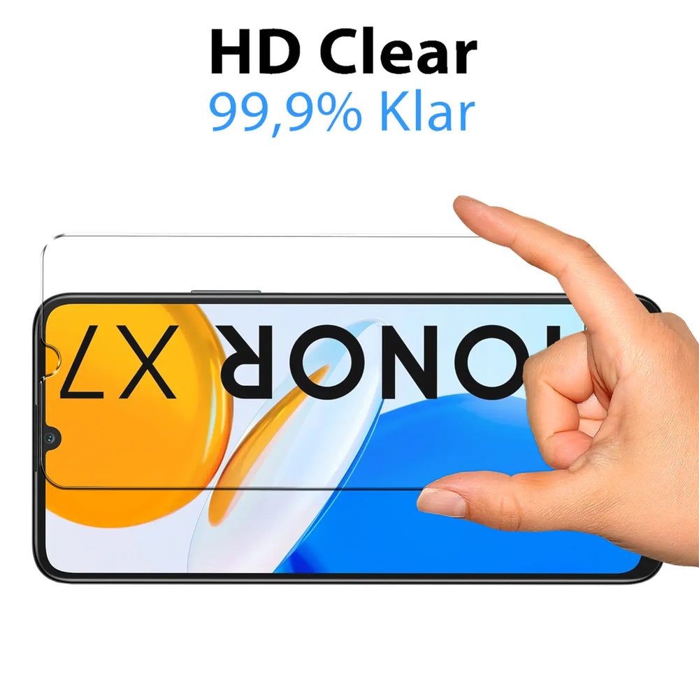 Kratzfeste und bruchsichere 9H Panzerfolie für Honor X7